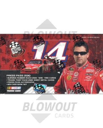2010 Press Pass Nascar Racing Hobby 10 Box Case
