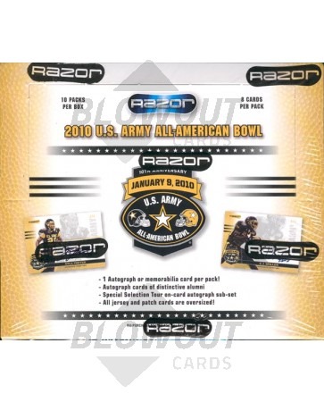2010 Razor US Army All American Bowl Football Box