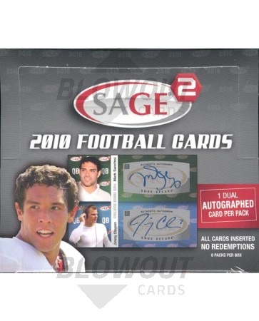 2010 Sage Squared Football Hobby Box