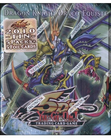 Yugioh 2010 Collectible Tin Series 1 Dragon Knight Draco-Equiste