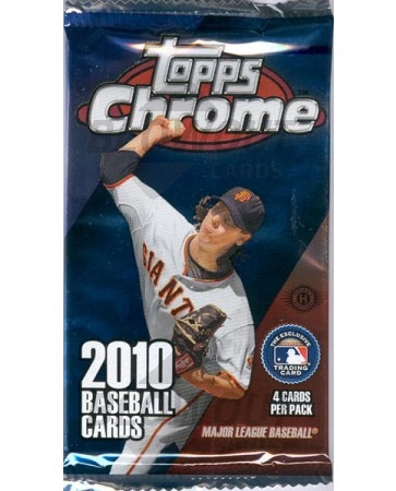 2010 Topps Chrome Baseball Hobby Pack