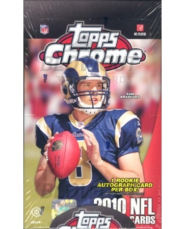 2010 Topps Chrome Football Hobby Box