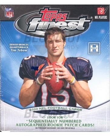 2010 Topps Finest Football Hobby Mini Box (6 packs)
