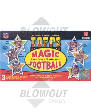 2010 Topps Magic Football Hobby 12 Box Case