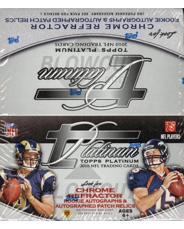 2010 Topps Platinum Football Retail Box