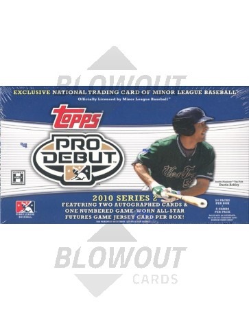 2010 Topps Pro Debut Series 2 Baseball Hobby 12 Box Case
