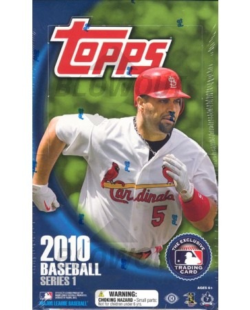 2010 Topps Series 1 Baseball Hobby 12 Box Case