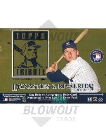 2010 Topps Tribute Baseball Hobby 8 Box Case