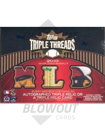 2010 Topps Triple Threads Baseball Hobby Pack
