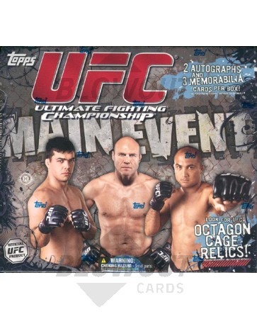 2010 Topps UFC Main Event Hobby 5 Box Case