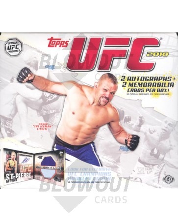 2010 Topps UFC (Series 4) Hobby 12 Box Case