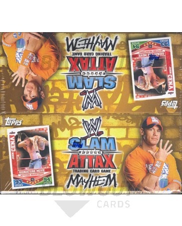 2010 Topps WWE Slam Attax Mayhem Wrestling Booster Box