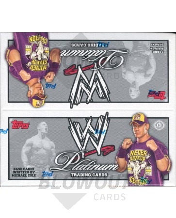 2010 Topps WWE Platinum Wrestling Hobby Box