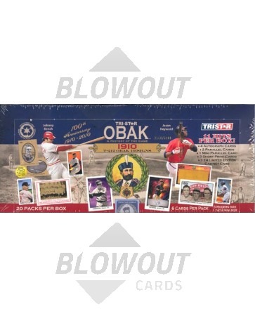 2010 Tristar OBAK Baseball Hobby 24 Box Case
