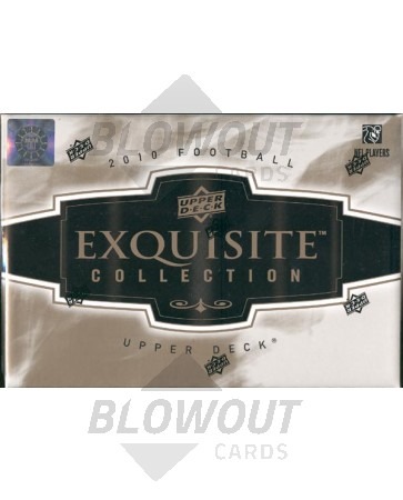 2010 Upper Deck Exquisite Football Hobby 3 Box Case