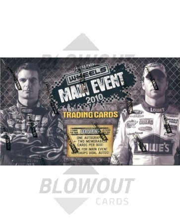2010 Wheels Main Event Racing Hobby 10 Box Case