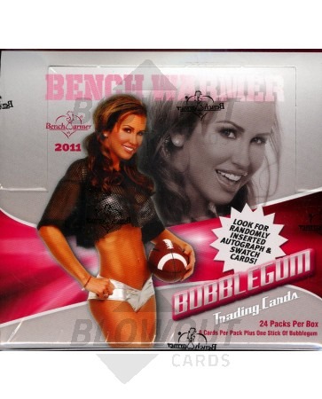 2011 Benchwarmer Bubble Gum Trading Cards Retail 24 Box Case