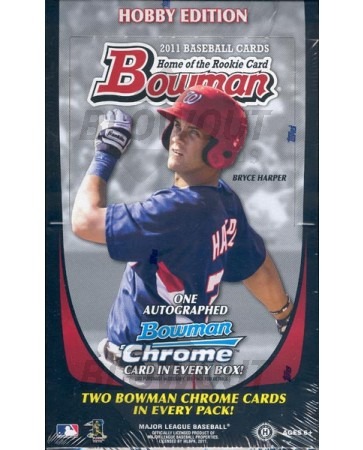 2011 Bowman Baseball Hobby 12 Box Case