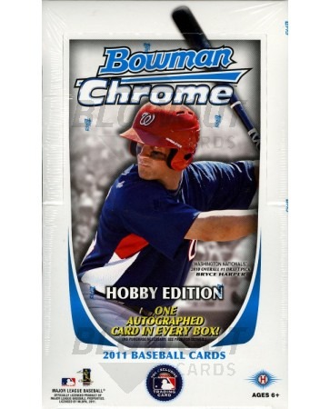 2011 Bowman Chrome Baseball Hobby 12 Box Case