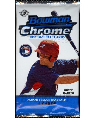 2011 Bowman Chrome Baseball Hobby Pack