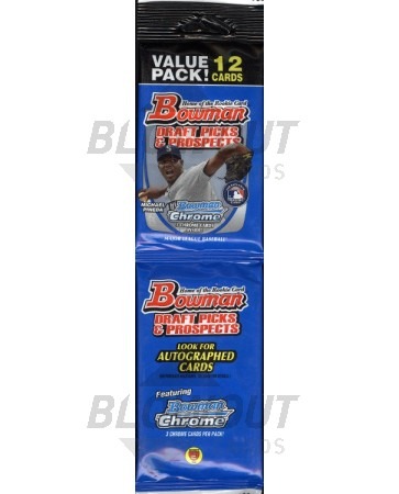 2011 Bowman Draft Picks & Prospects Baseball Rack 18 Pack Lot