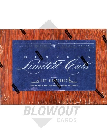 2011 Donruss Limited Cuts Hobby Box