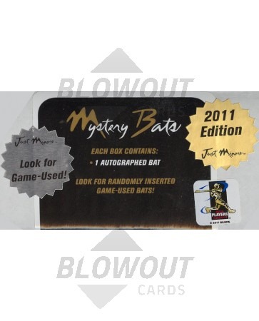 2011 Just Minors Mystery Bats Game Used Baseball 6 Box Case