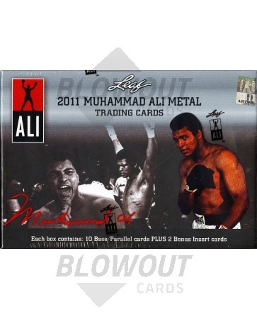 2011 Leaf Muhammad Ali Metal Trading Cards 10 Box Case