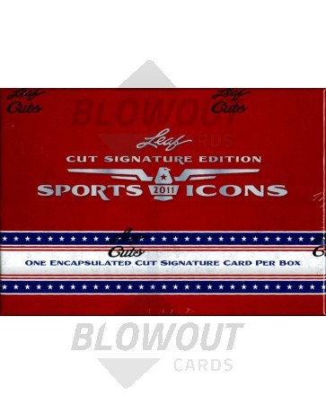 2011 Leaf Sports Icons Cut Signature 12 Box Case