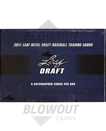 2011 Leaf Metal Draft Baseball Hobby 12 Box Case
