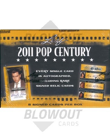 2011 Leaf Pop Century Trading Cards Box