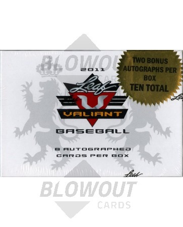 2011 Leaf Valiant Draft Baseball Hobby Box
