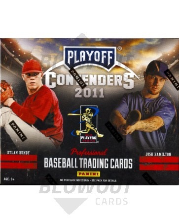 2011 Playoff Contenders Baseball Hobby 12 Box Case