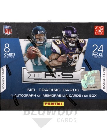 2011 Panini Rookies & Stars Football Hobby Box