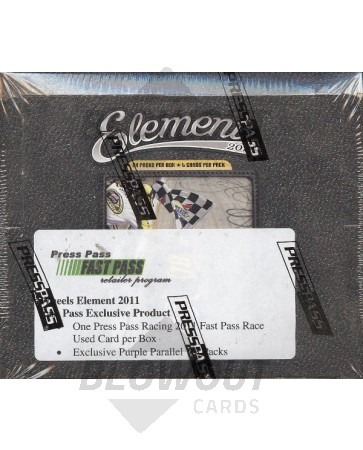 2011 Press Pass Wheels Element Fast Pass Racing Hobby Box