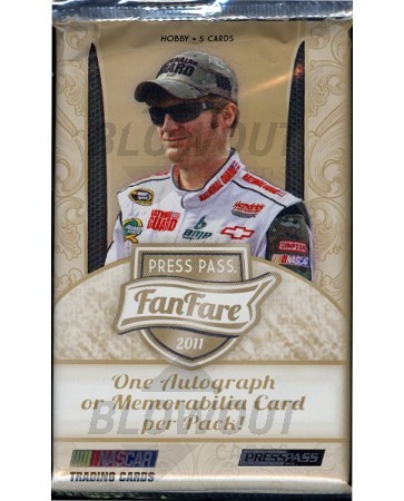 2011 Press Pass FanFare Racing Hobby Pack