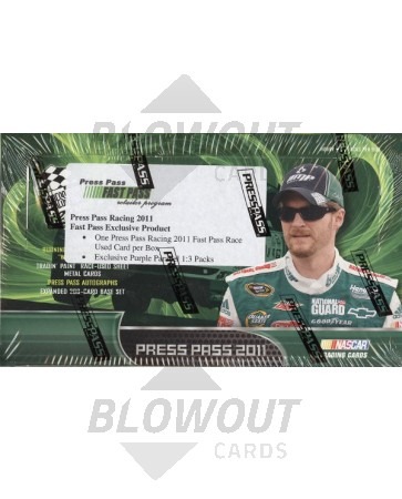 2011 Press Pass Nascar Fast Pass Racing Hobby Box
