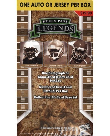 2011 Press Pass Legends Football Blaster 20 Box Lot