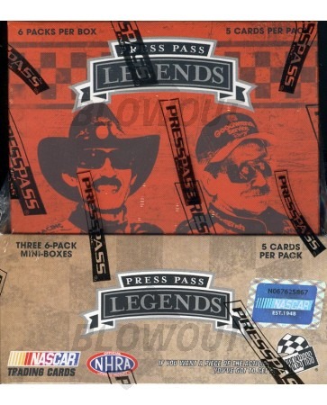 2011 Press Pass Legends Racing Hobby 12 Box Case
