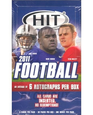 2011 Sage Hit Low Series Football Hobby Box