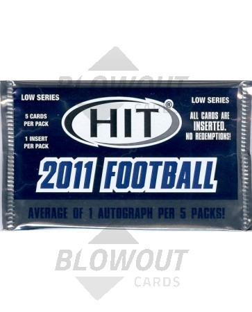 2011 Sage Hit Low Series Football Hobby Pack