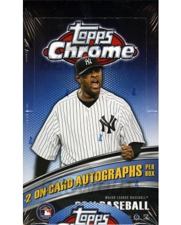 2011 Topps Chrome Baseball Hobby 12 Box Case