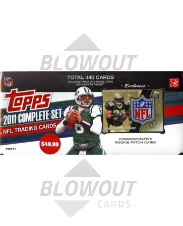 2011 Topps Football Factory Set w/Relic - 6 Set Case