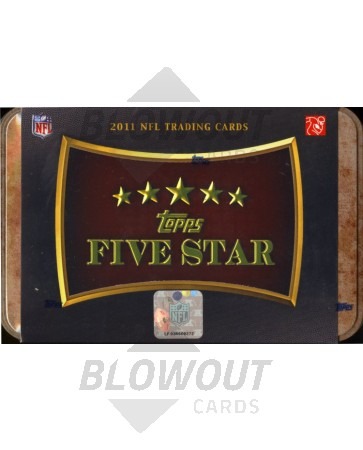 2011 Topps Five Star Football Hobby 3 Box Case