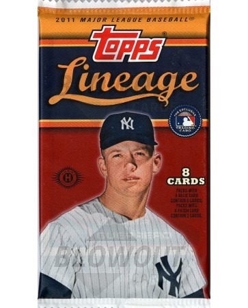 2011 Topps Lineage Baseball Hobby Pack