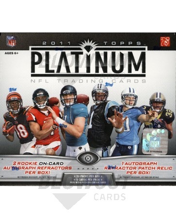 2011 Topps Platinum Football Hobby Box