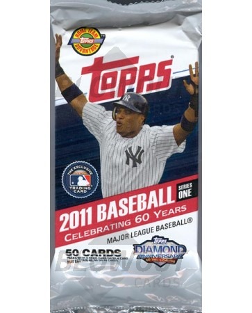2011 Topps Series 1 Baseball Jumbo HTA Pack