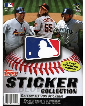 2011 Topps Sticker Collection Baseball Albums Box
