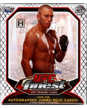 2011 Topps UFC Finest Hobby Mini Box (6 packs)