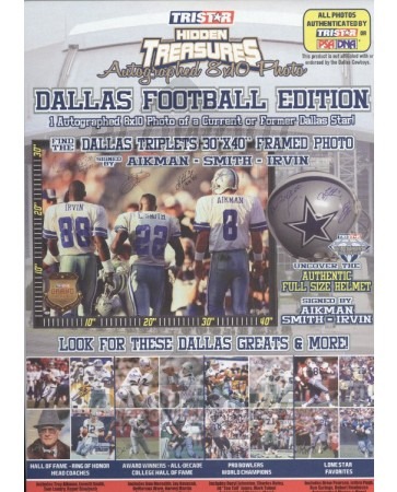 2011 Tristar Hidden Treasures Photo Dallas Football 30 Pack Case